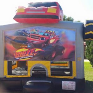 Monster Truck Jumper with Basketball Goal