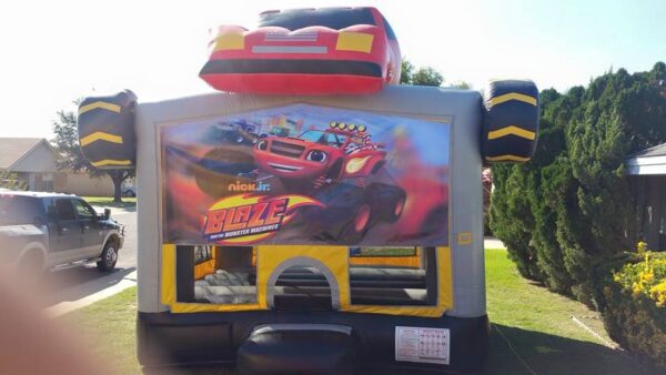 Monster Truck Jumper with Basketball Goal
