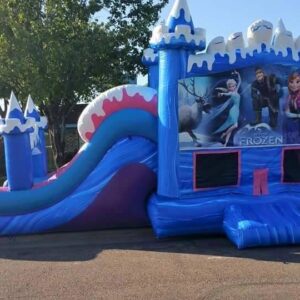 Snow Capped Bouncer & Slide Combo