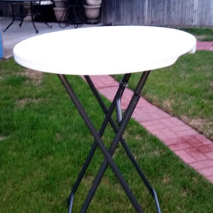 Round High-Top Cocktail Tables